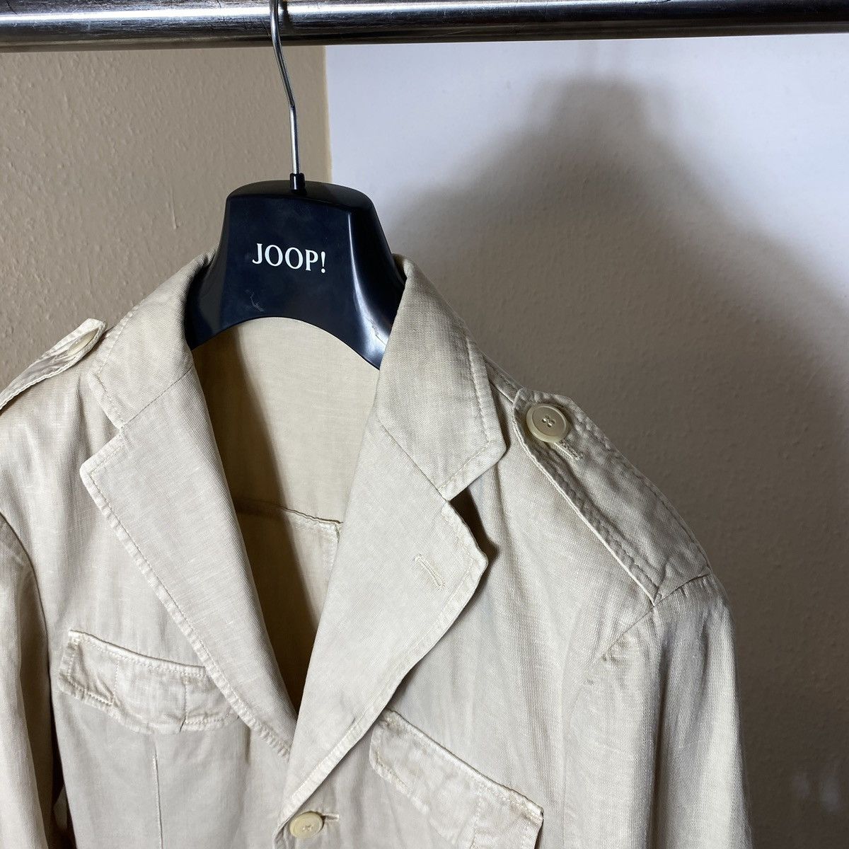 L.B.M. 1911 Cotton and Linen Blazer L.B.M 1911 Cream Size 48R - 13 Thumbnail