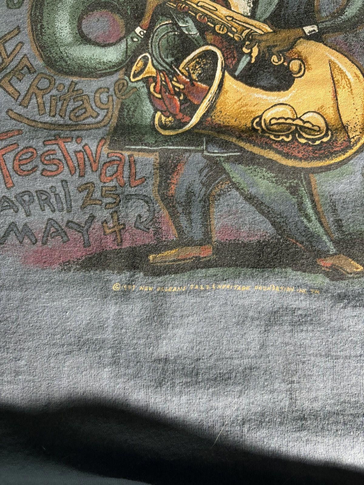Lee Vintage 1997 New Orleans Jazz Festival Tee Size US XL / EU 56 / 4 - 4 Thumbnail