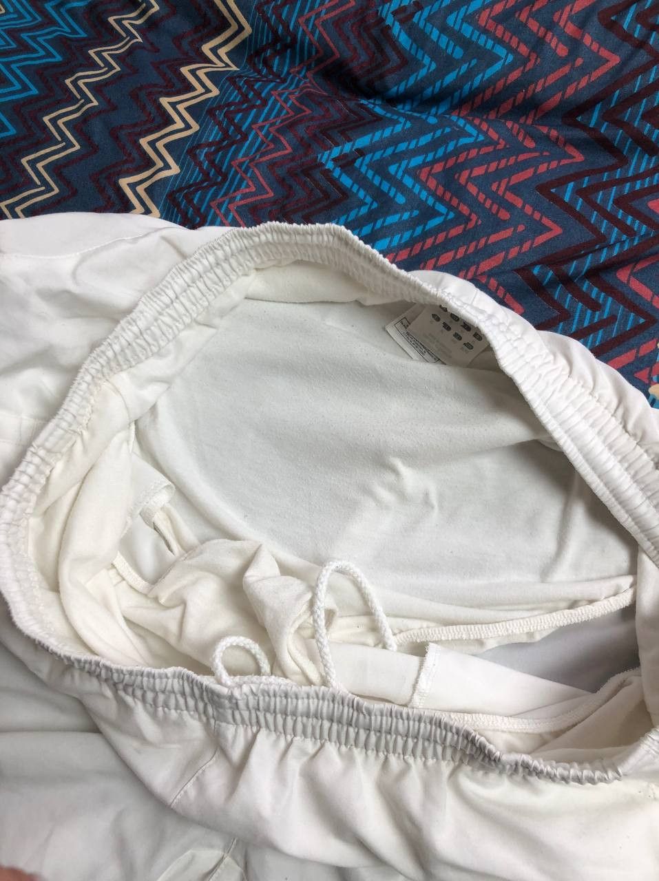 Adidas streetwear shorts white logo Adidas Vintage crazy Y2K Size US 36 / EU 52 - 14 Thumbnail