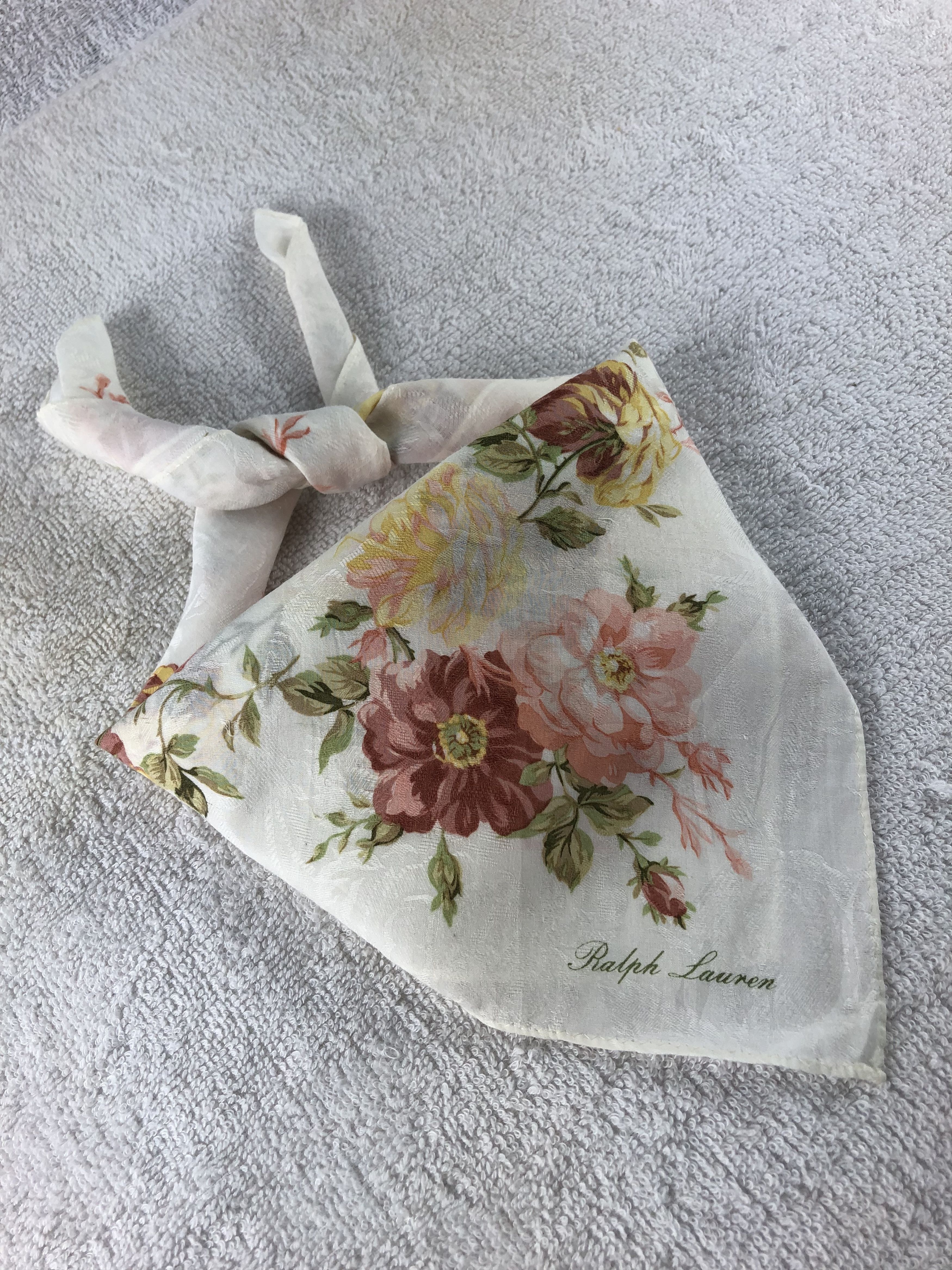 Polo Ralph Lauren × Ralph Lauren × Vintage Ralph Lauren Handkerchief / Bandana / Neckerchief Size ONE SIZE - 2 Thumbnail