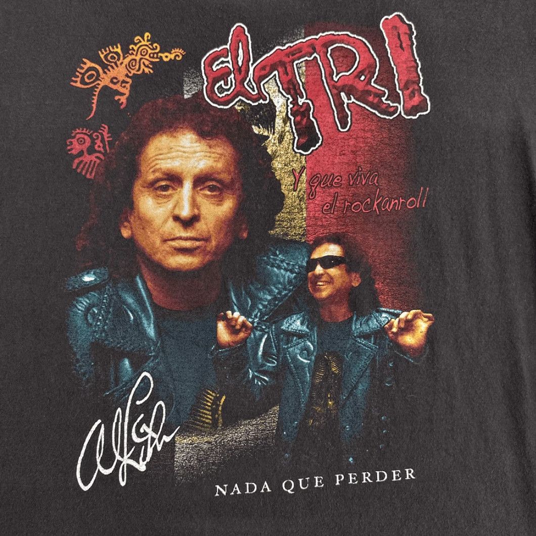 Vintage El Tri Shirt Adult MEDIUM Black Mexico Band Tee Y2K Alex Lora Nada Que Perder Size US M / EU 48-50 / 2 - 3 Thumbnail