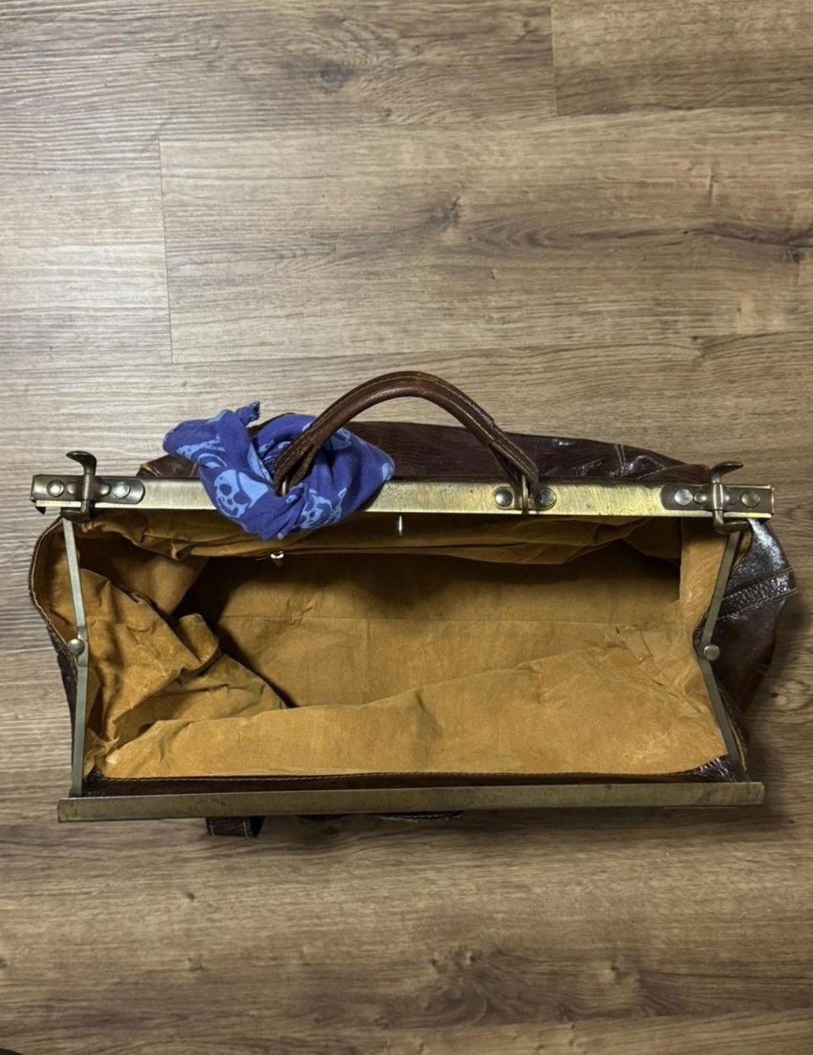 Vintage Vintage dark brown leather doctor bag Size ONE SIZE - 6 Thumbnail