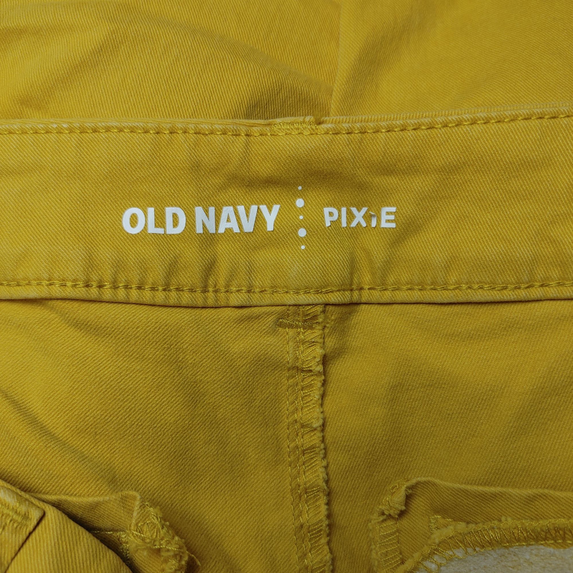 Old Navy Old Navy Women's Yellow Pixie Straight Leg Jeans 2 Size 26" / US 2 / IT 38 - 2 Thumbnail