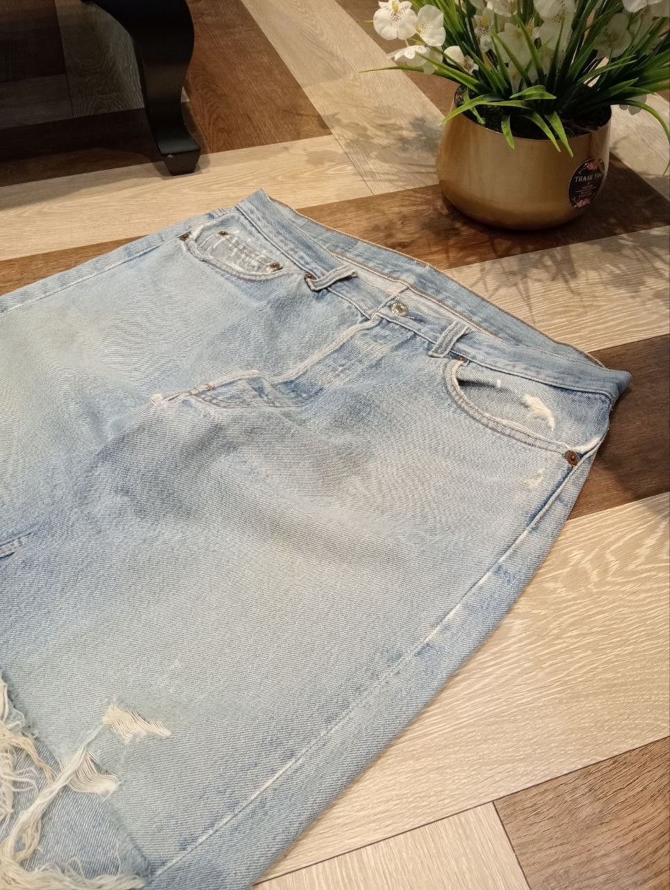 Levi's Vintage Clothing VINTAGE LEVI'S 501 BLUE DISTRESSED DENIM JEANS Size US 36 / EU 52 - 5 Thumbnail