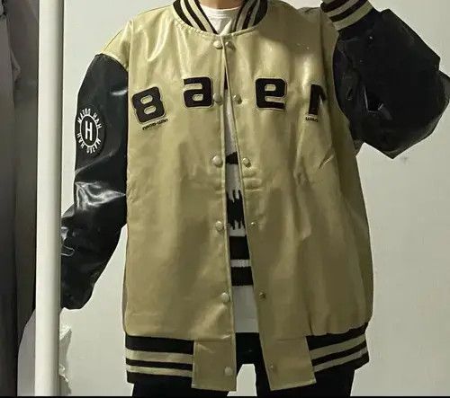Other Motorcycle Baseball Leather Jacket Size US L / EU 52-54 / 3 - 4 Thumbnail