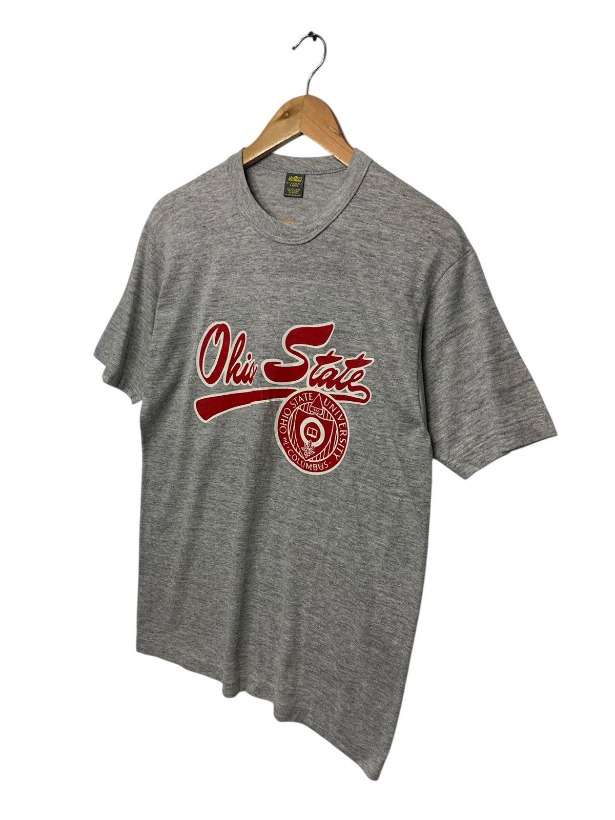 Jerzees Vintage Ohio State University Columbus By Russell T Shirt Size US L / EU 52-54 / 3 - 2 Thumbnail