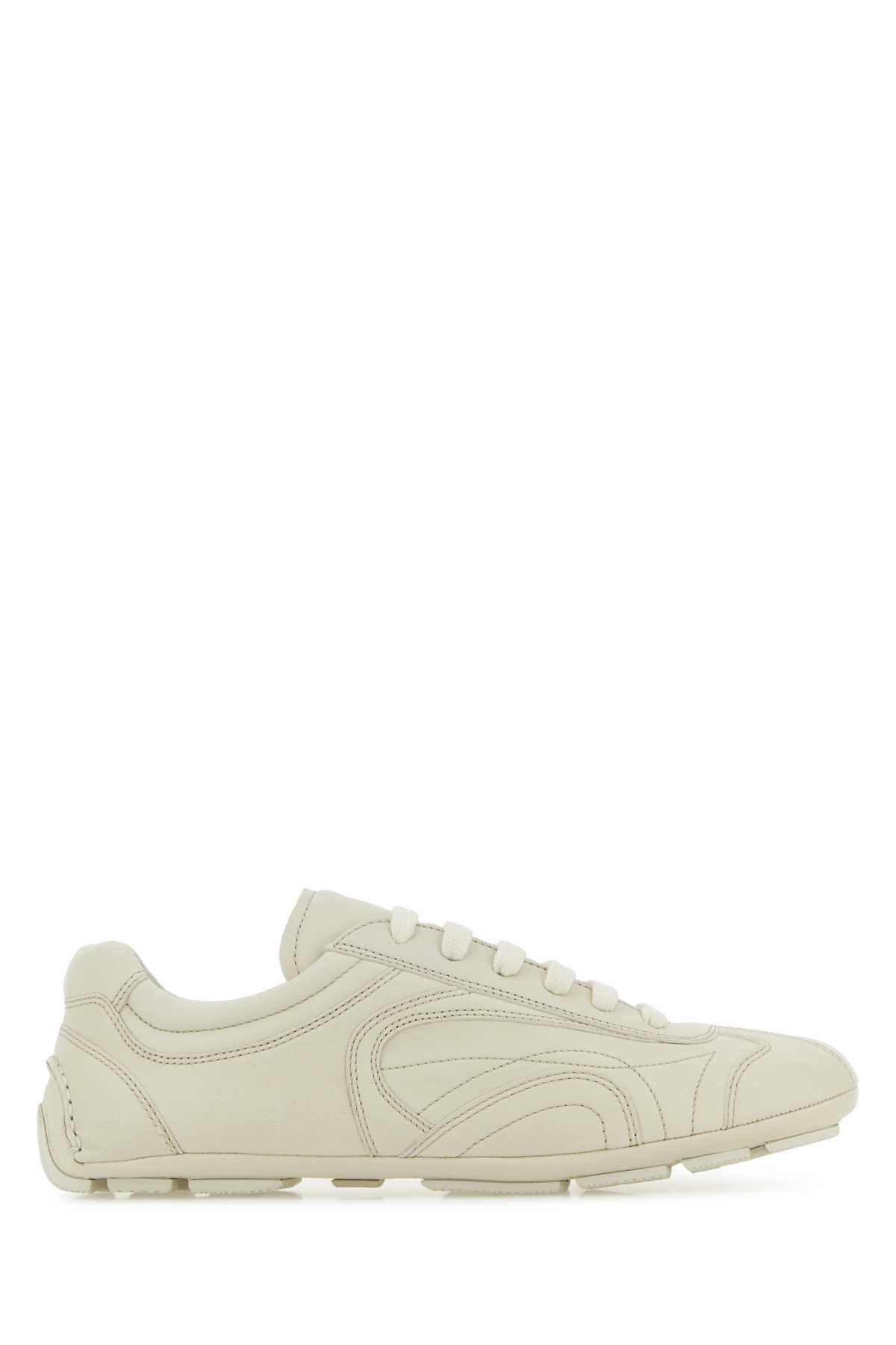 Prada Ivory Nappa Leather Montecarlo Re-Edition 2005 Sneakers Size US 8 / IT 38 - 1 Thumbnail