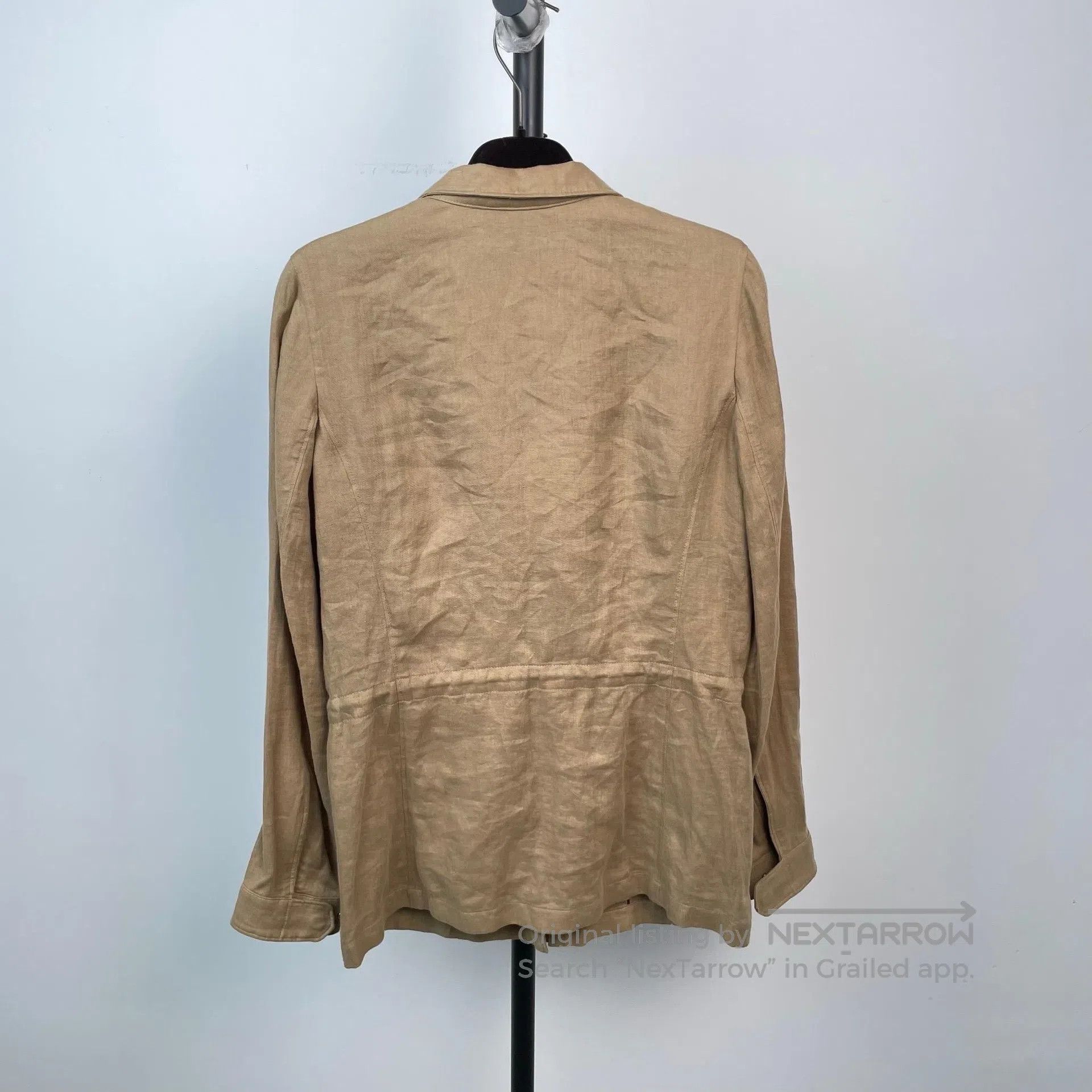 Loro Piana LORO PIANA Linen Zipper Jacket| Size XS / US 0-2 / IT 36-38 - 2 Thumbnail