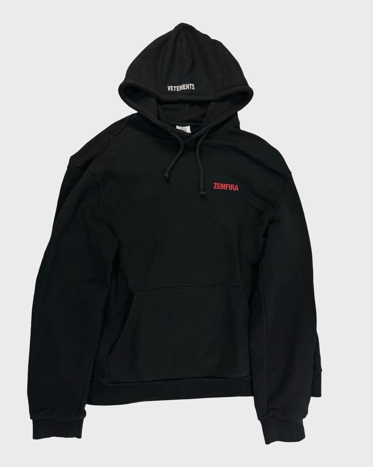 Vetements Hidden Side Seized Website Mask Hoodie [M] | Grailed