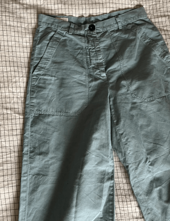 Dries Van Noten Dries Van Noten Pants Cargo Straight Baggy Work EX0156 Size 25" / US 0 / IT 36 - 2 Thumbnail