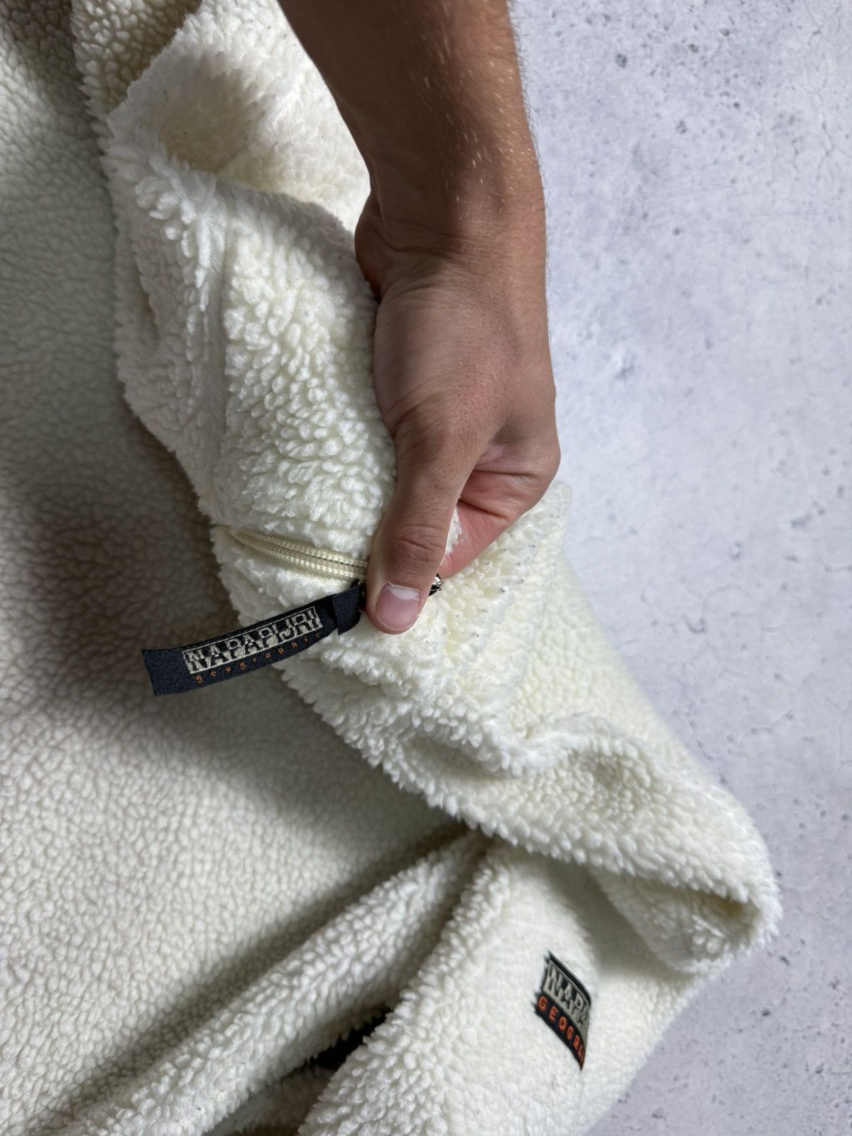 Napapijri Napapijri Vintage Sherpa Jacket Sweatshirt Outdoor Fleece Size US M / EU 48-50 / 2 - 7 Thumbnail