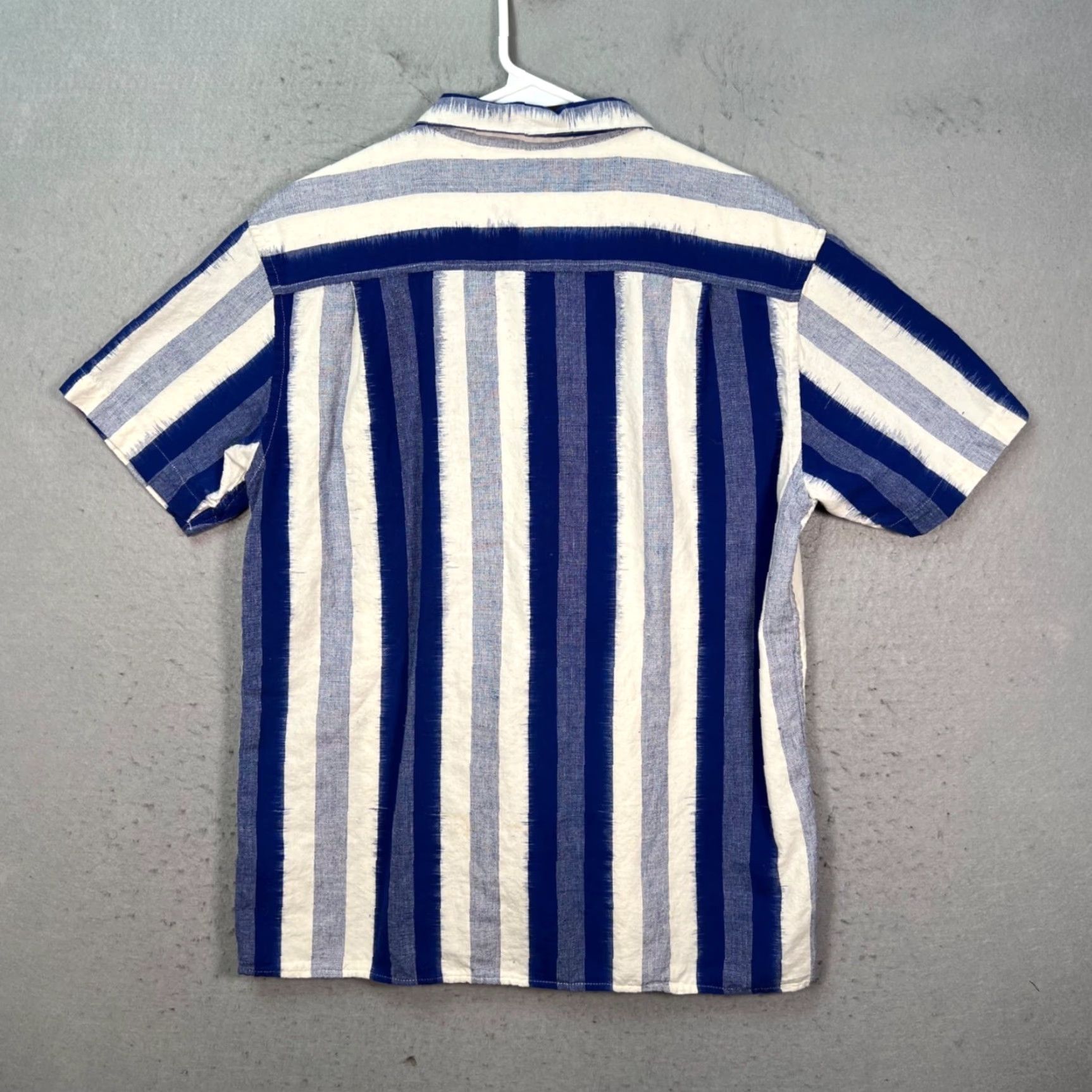 Musto You Must Create London Shirt Mens Medium Blue & White Striped Button-Up Shirt Size US M / EU 48-50 / 2 - 2 Thumbnail