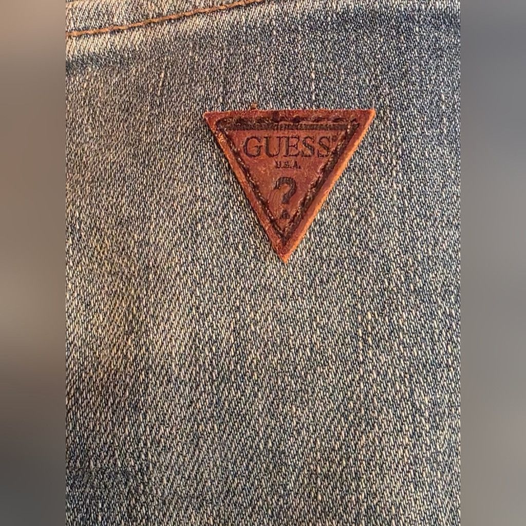 Guess GUESS Rhinestone Distressed Skinny Jeans Brand New Size 24" / US 00 / IT 34 - 8 Thumbnail