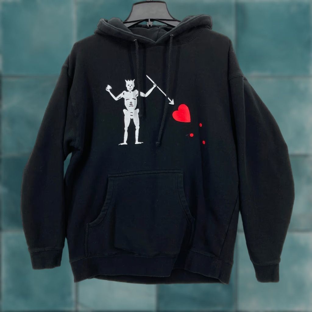 Vintage Black Rifle Coffee Hoodie Mens Large Black Pullover Blackbeards Delight Skeleton Size US L / EU 52-54 / 3 - 1 Thumbnail