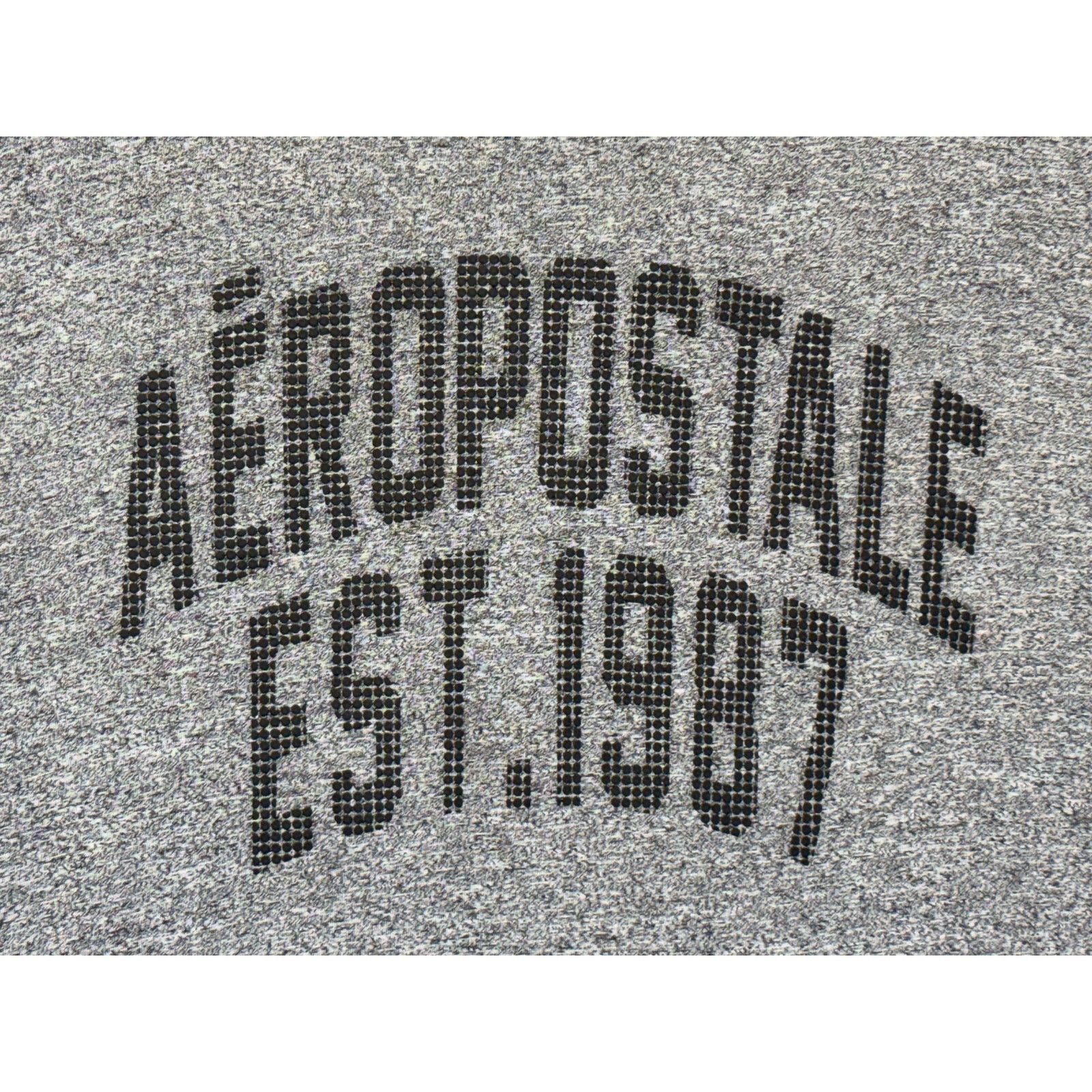 Aeropostale Aéropostale EST. 1987 Gray Graphic T-Shirt Size XL Size US XL / EU 56 / 4 - 14 Thumbnail
