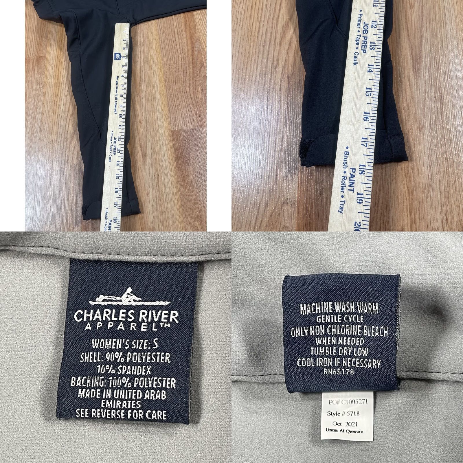 Vintage Charles River Apparel Jacket Womens S Small Black Full Zip Polyester Spandex Story: Winter Casual Travel Basic Jacket Mens, Womens Size S / US 4 / IT 40 - 8 Thumbnail