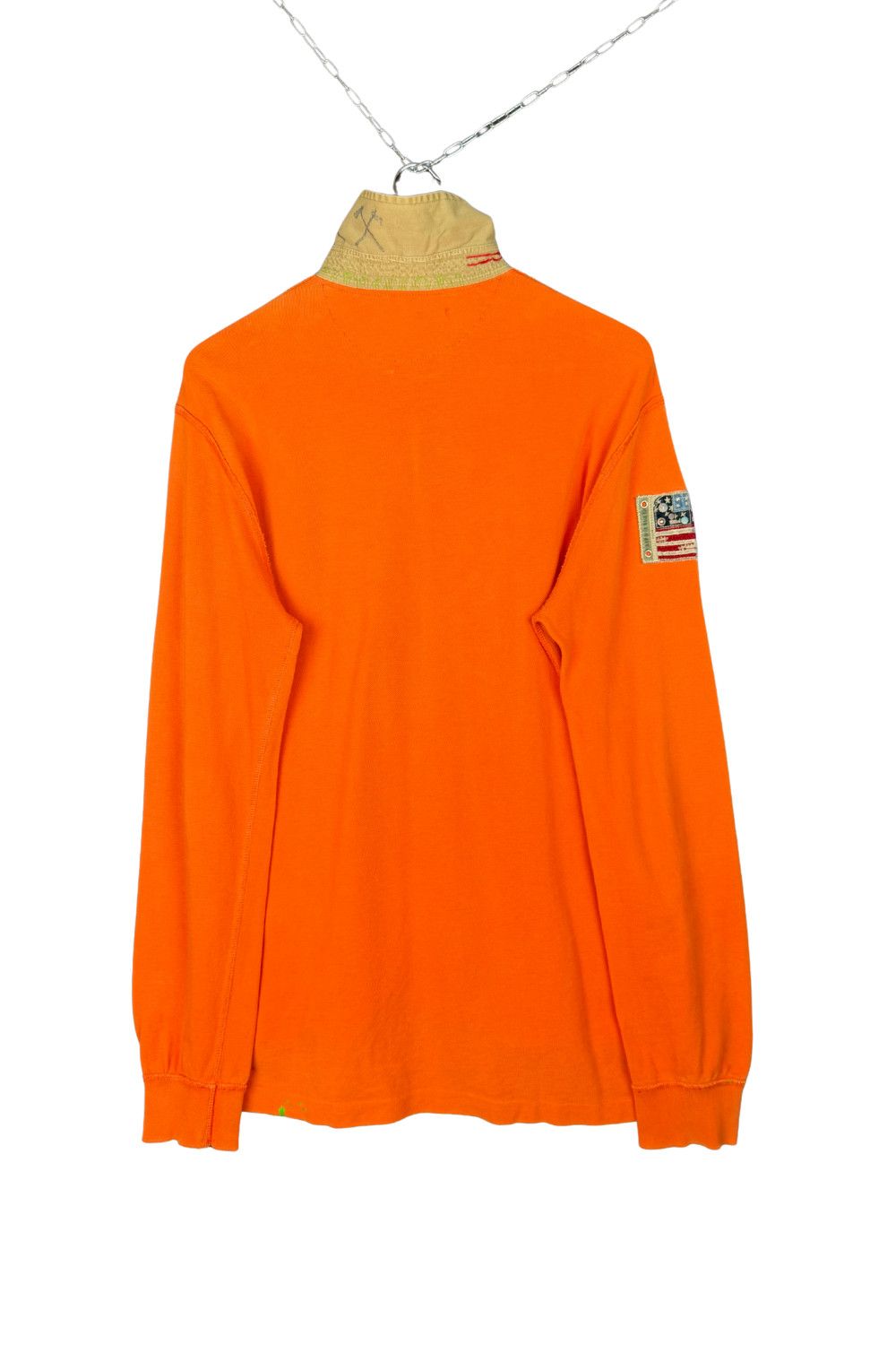 Polo Ralph Lauren ss12 PRL “Custom Repair / Studded Collar” LS Rugby - L Size US L / EU 52-54 / 3 - 2 Thumbnail