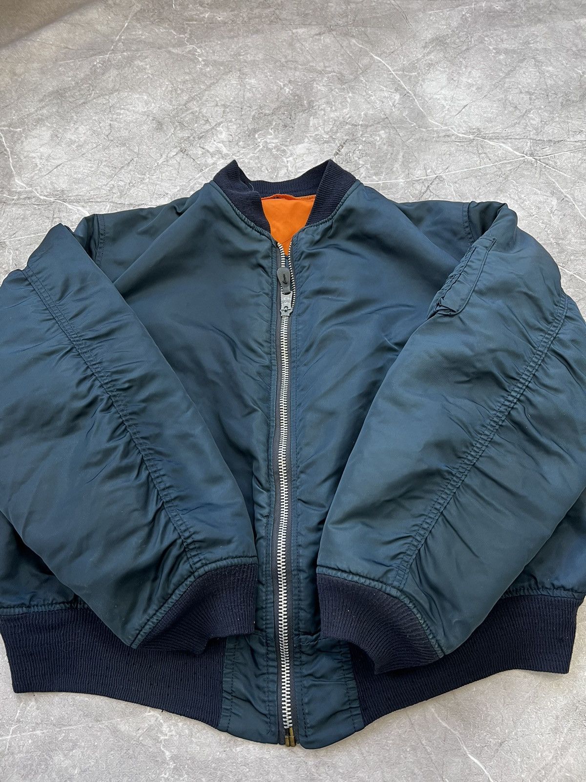 Alpha Industries Vintage KANYE WEST STYLE Alpha Industries Bomber Jacket Size US L / EU 52-54 / 3 - 10 Thumbnail