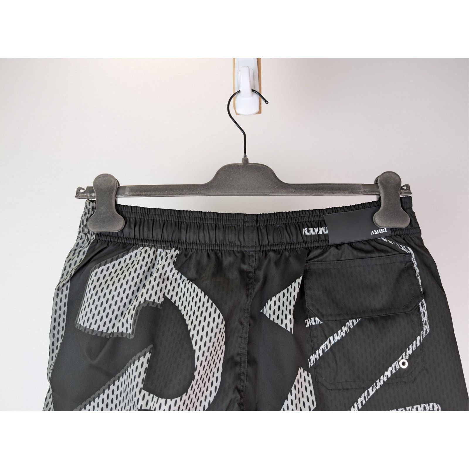 Amiri o1rshd1 Spliced Swim Trunk Shorts in Black Size US 30 / EU 46 - 12 Thumbnail