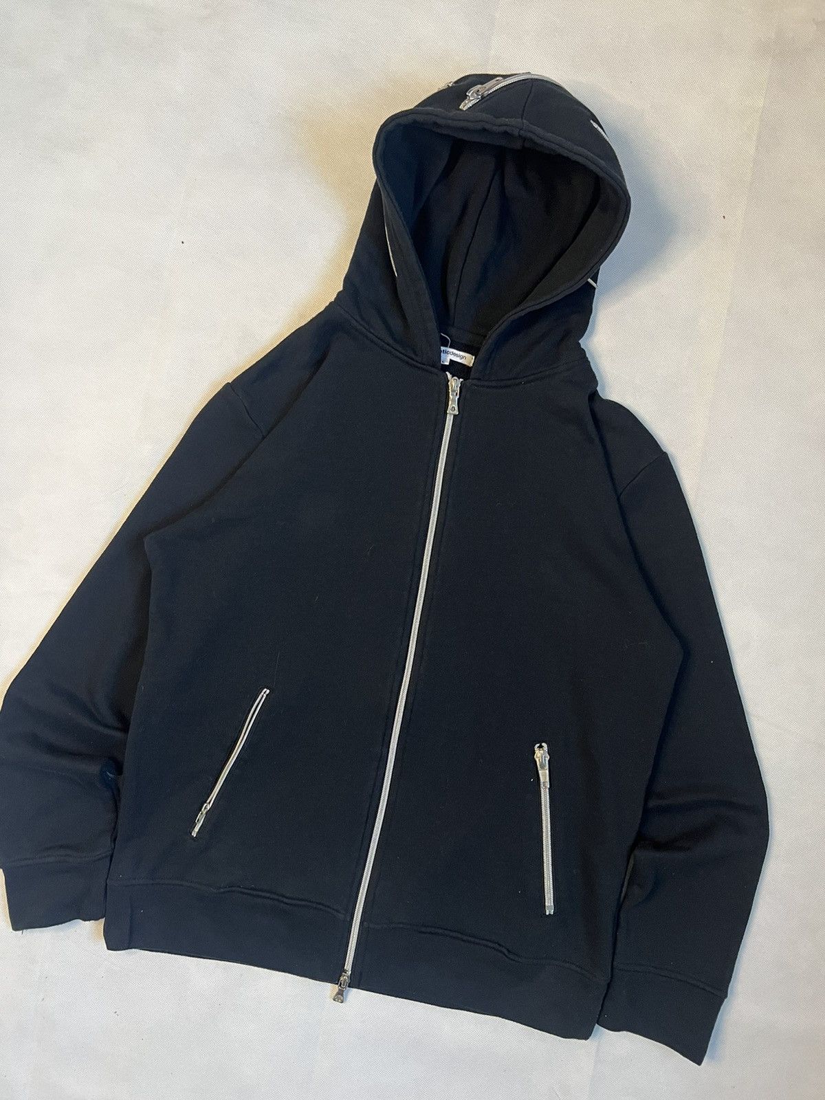 semanticdesign Semantic Design Multi Zipper Gothic Punk Style Hoodie Size US M / EU 48-50 / 2 - 6 Thumbnail