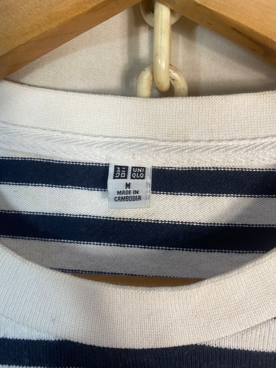 Uniqlo Uniqlo Stripes single pocket tshirt Size US M / EU 48-50 / 2 - 5 Thumbnail