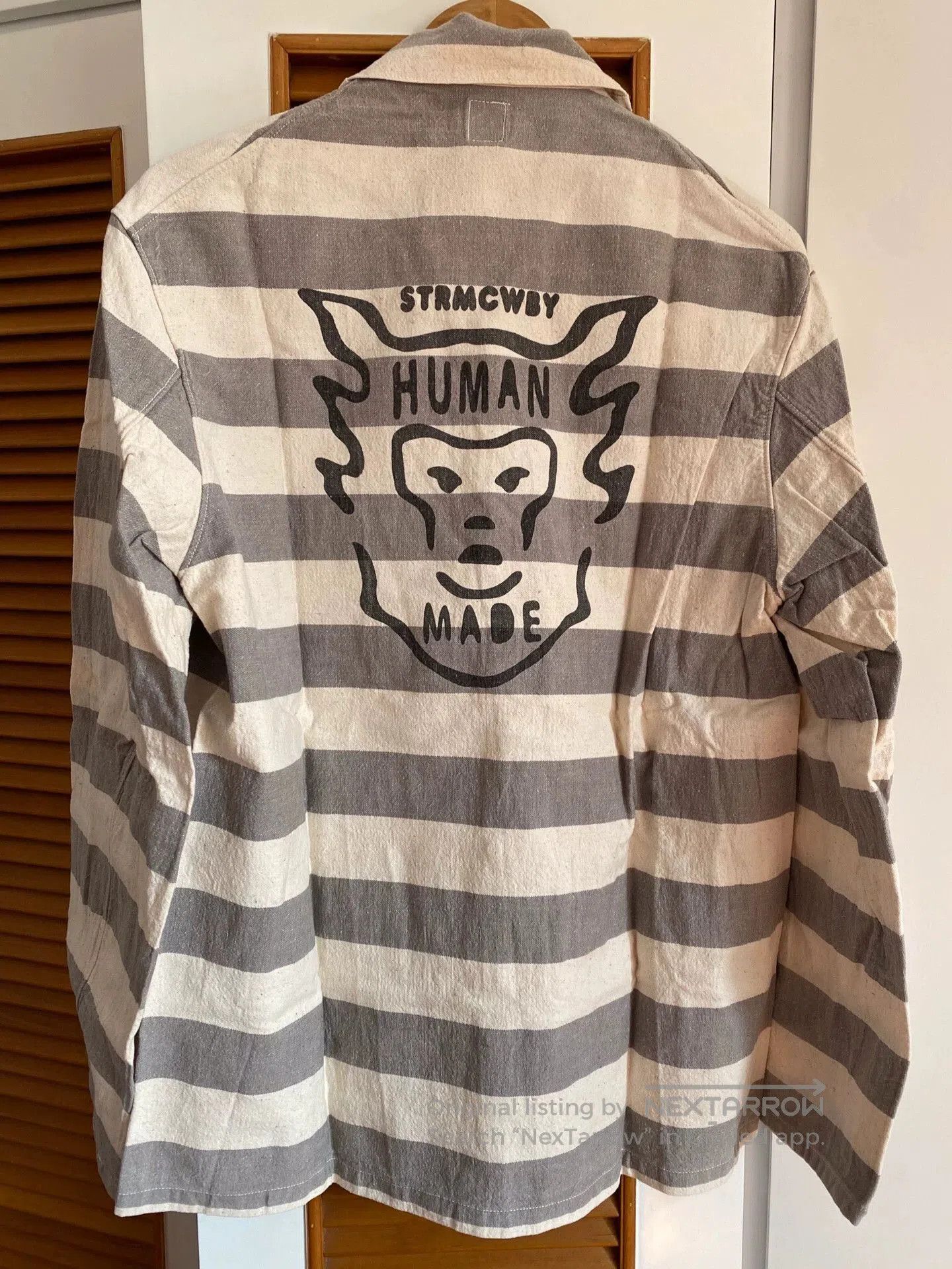 Human Made Human Made Cotton Linen Striped Jacket. Size US L / EU 52-54 / 3 - 2 Thumbnail