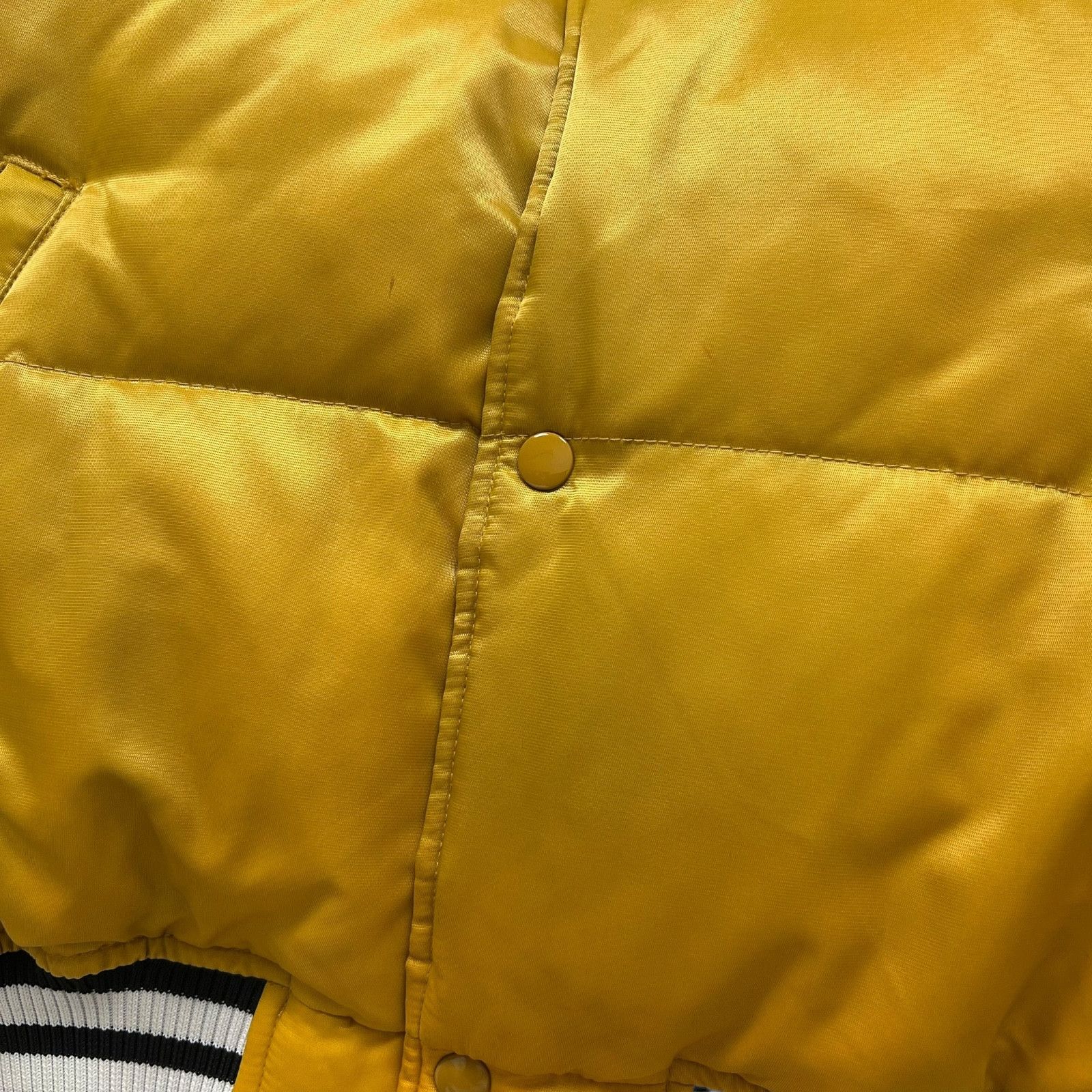 MLB RARE VTG 90s DETROIT TIGERS STARTER DOWN SATIN BOMBER JACKET Size US XL / EU 56 / 4 - 9 Thumbnail