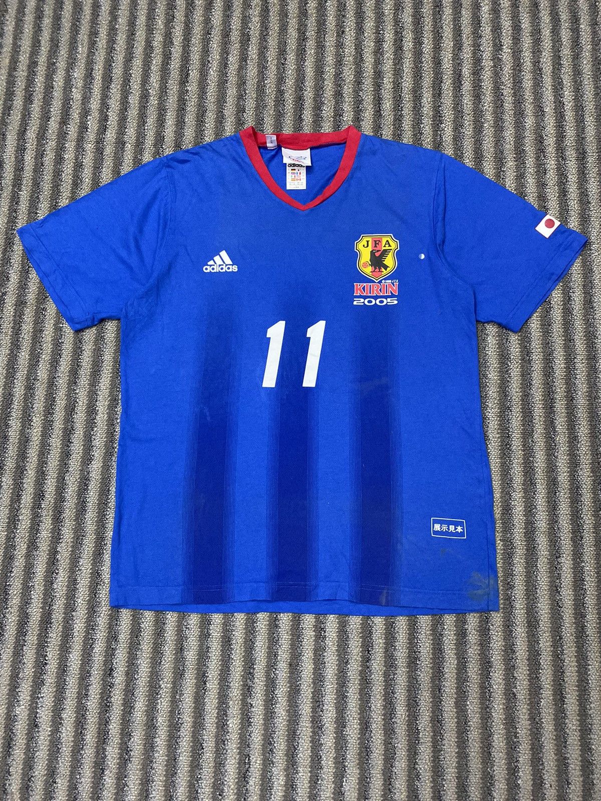Adidas Adidas KIRIN 2005 JFA Tshirt Size US L / EU 52-54 / 3 - 3 Thumbnail