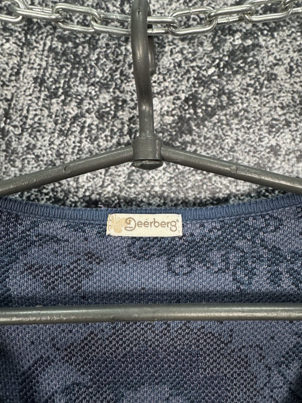 Other Deerberg Floral Cardigan Button Up Knit Sweater Blue Purple Size XL / US 12-14 / IT 48-50 - 7 Thumbnail