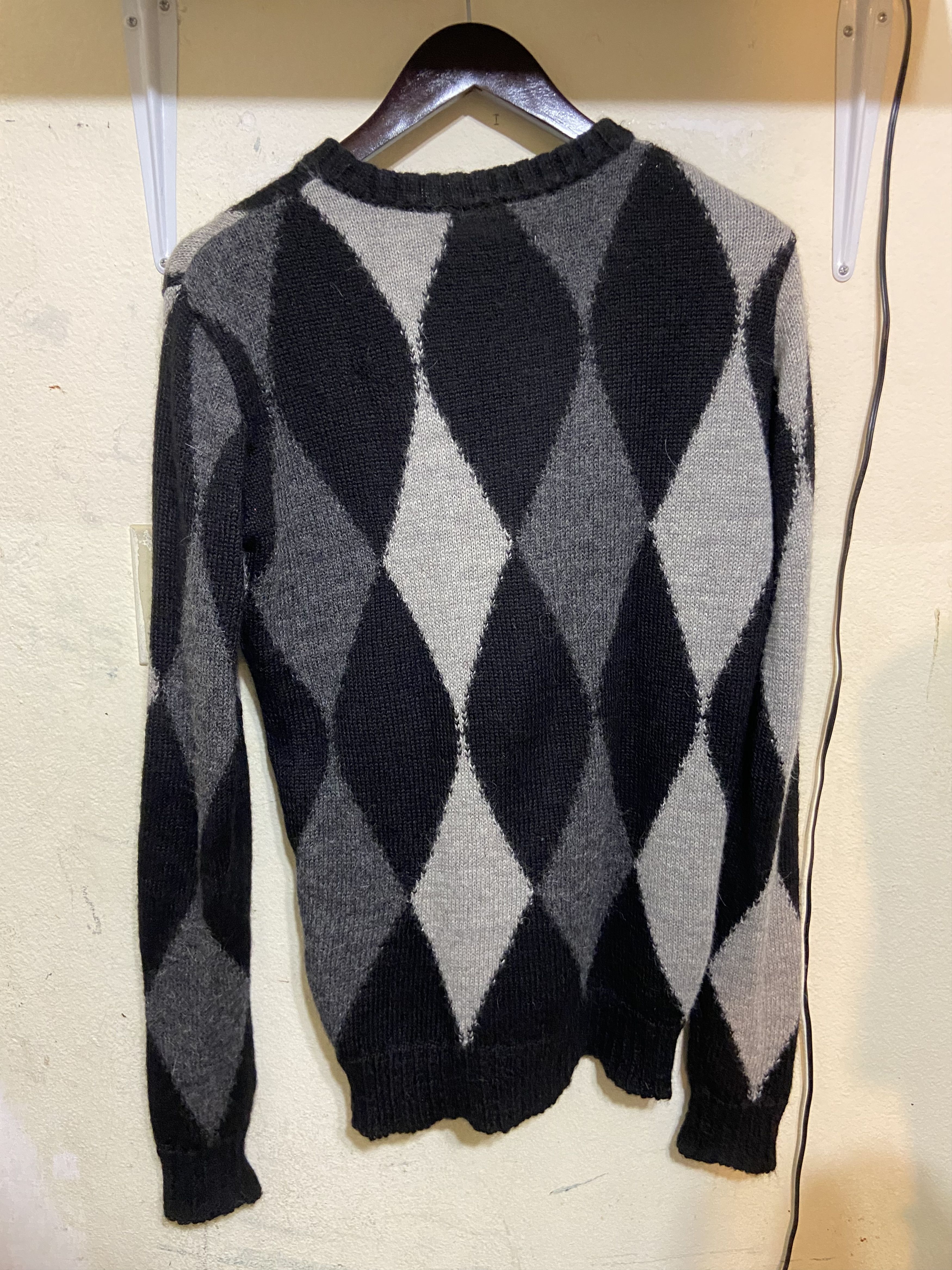 Number (N)ine AW01 Alpaca Argyle Size US M / EU 48-50 / 2 - 2 Thumbnail