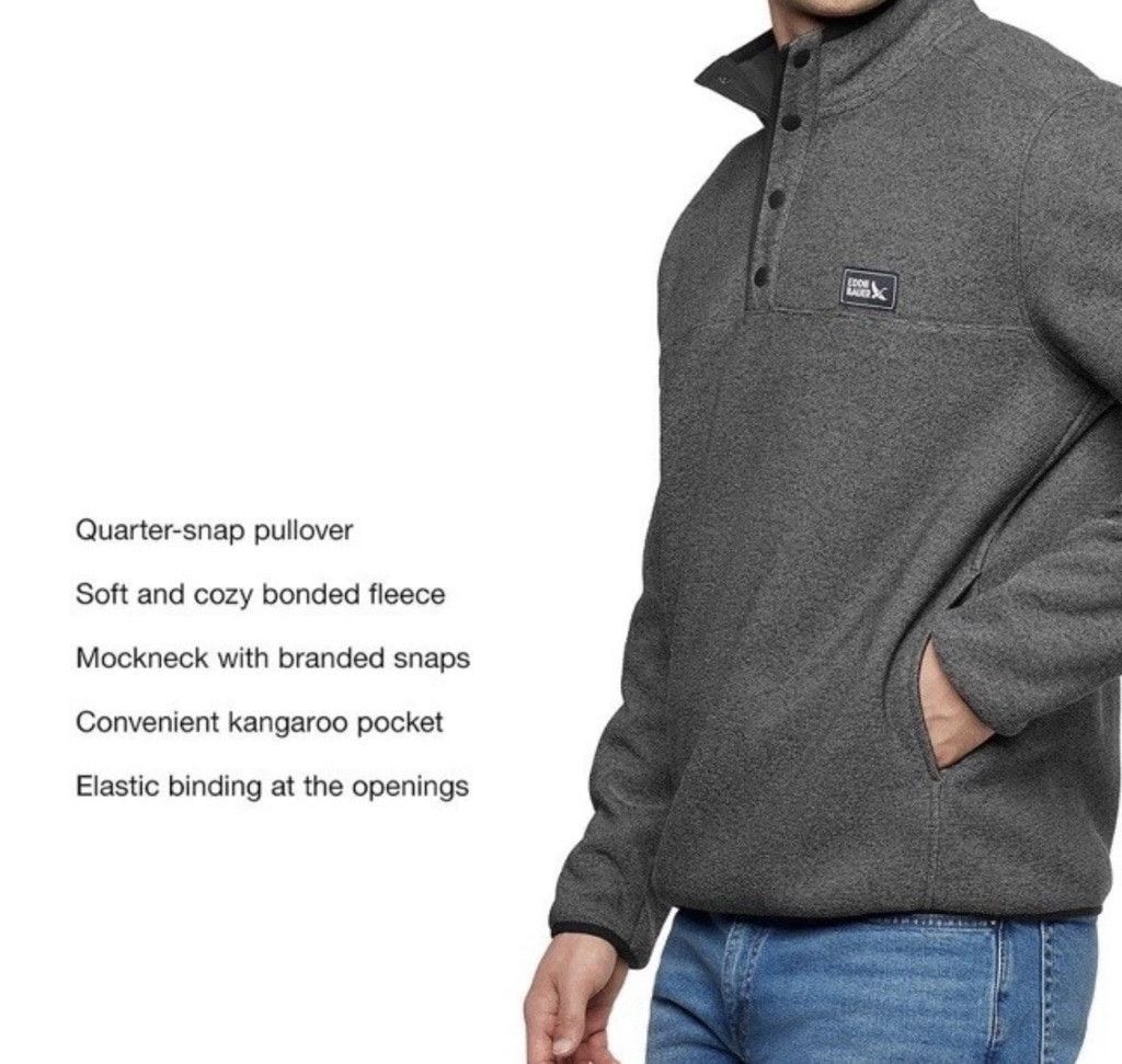 Eddie Bauer Eddie Bauer Sweater Fleece Snap Pullover MRSP $90 Size US XL / EU 56 / 4 - 11 Thumbnail