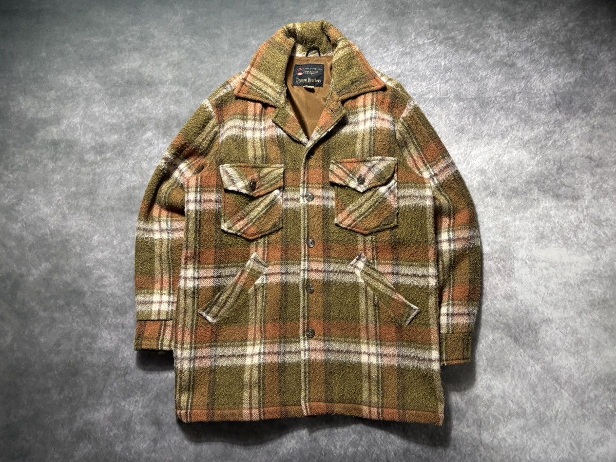 Vintage Vintage Plaid Jacket Lined Chore Coat Wool Deacon Bros Hunt Size US L / EU 52-54 / 3 - 19 Thumbnail