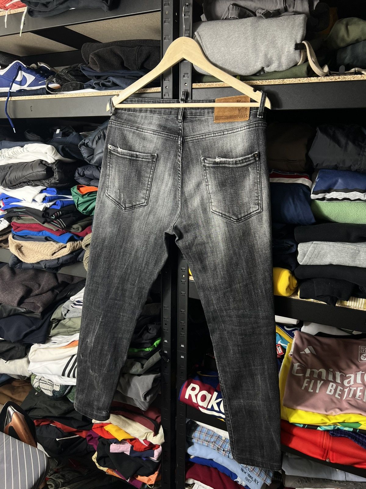 Dsquared2 Dsquared2 Distressed Grey Slim Jeans Y2K Size US 34 / EU 50 - 8 Thumbnail
