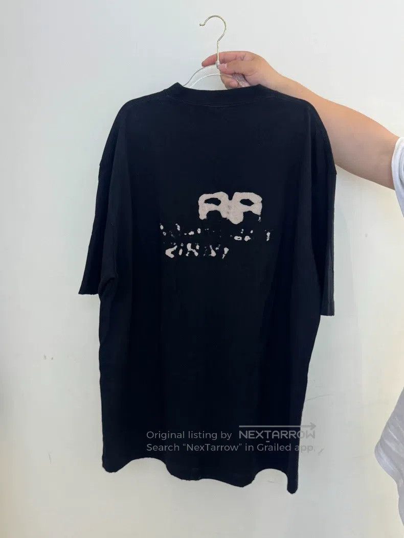 Balenciaga Balenciaga Black Splatter Letter Graffiti Short Sleeve T-S Size US L / EU 52-54 / 3 - 2 Thumbnail