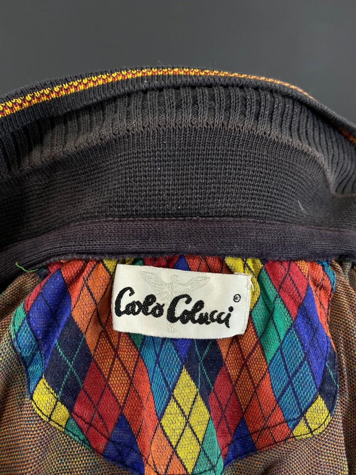Carlo Colucci Carlo Colucci Vintage Multoclour Argyle Polo Shirt Size S Size US S / EU 44-46 / 1 - 11 Thumbnail