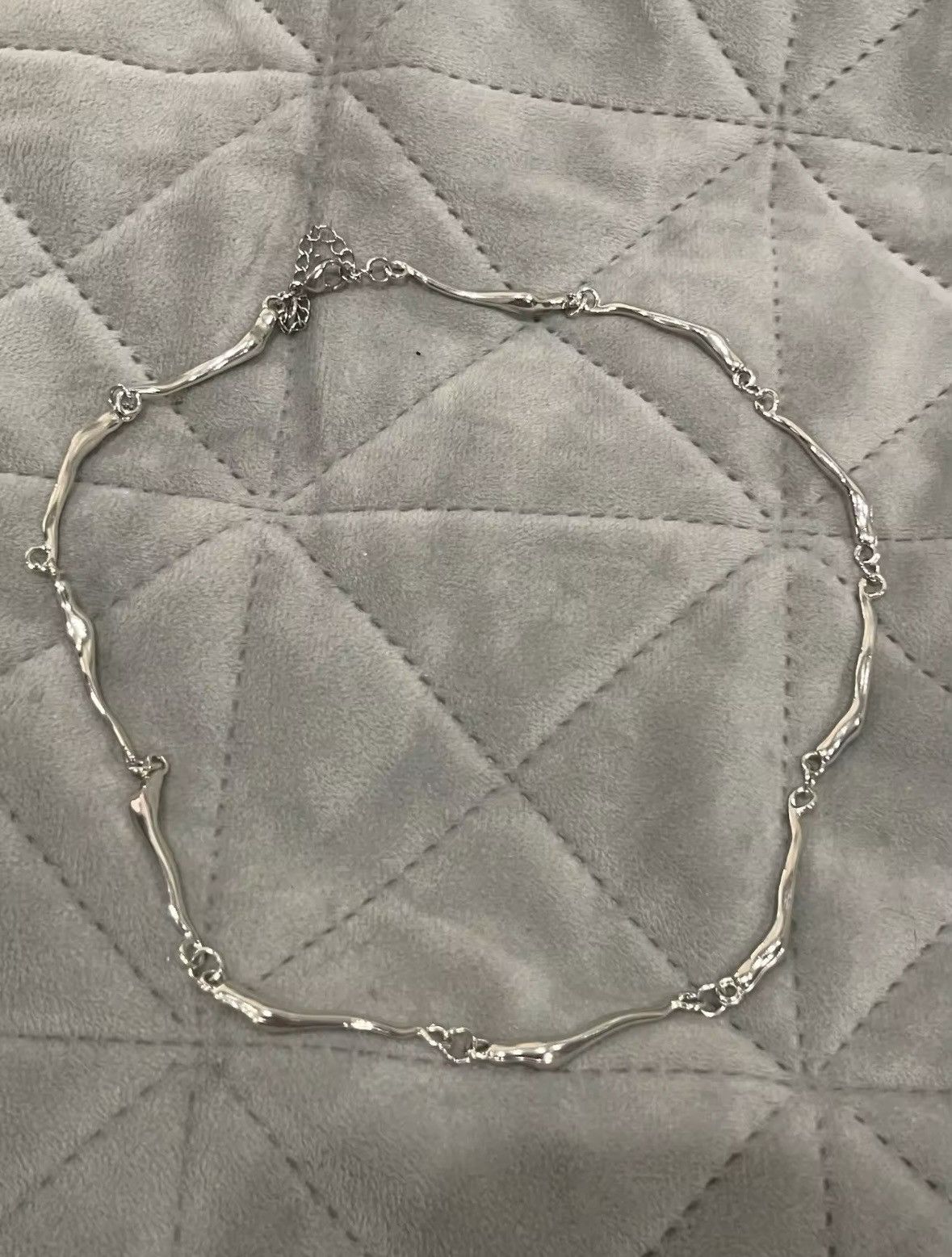Other Unisex irregular wave shape chain necklace Size ONE SIZE - 5 Thumbnail