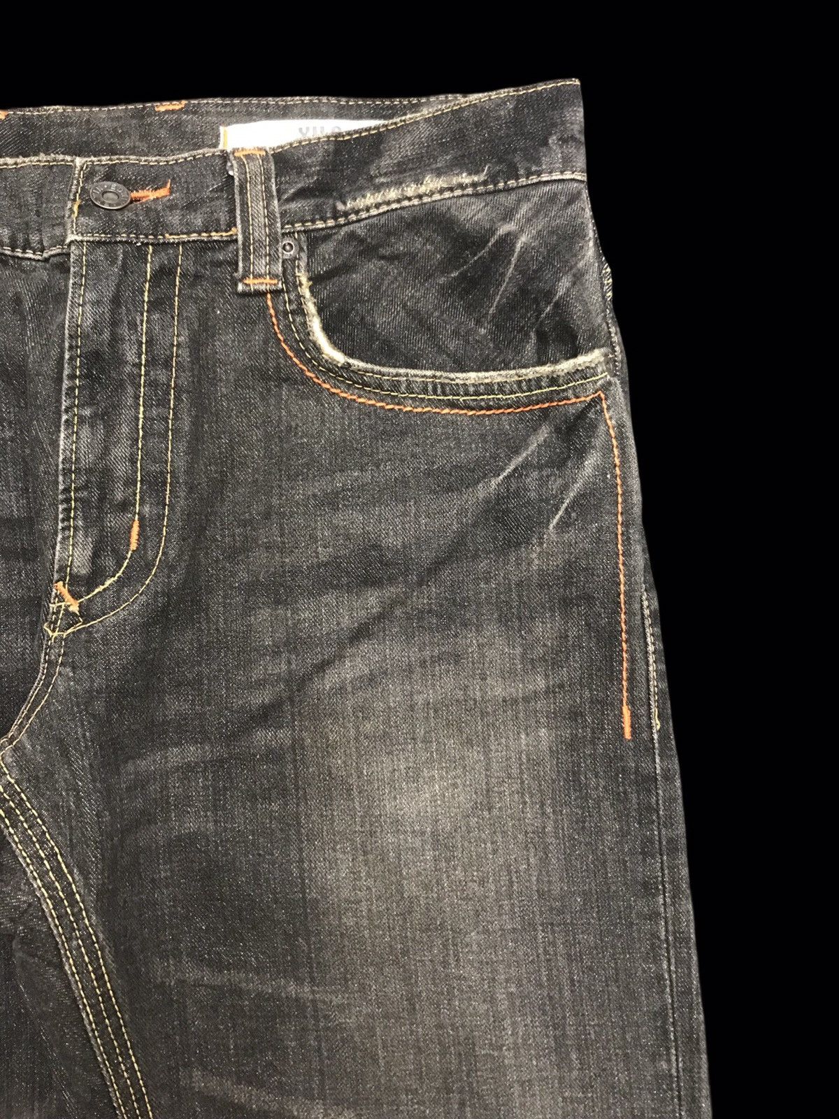 Edwin 💥FLARE💥RARE ARCHIVAL EDWIN XVS MUD WASH FLARE DENIM F247 Size US 33 - 3 Thumbnail
