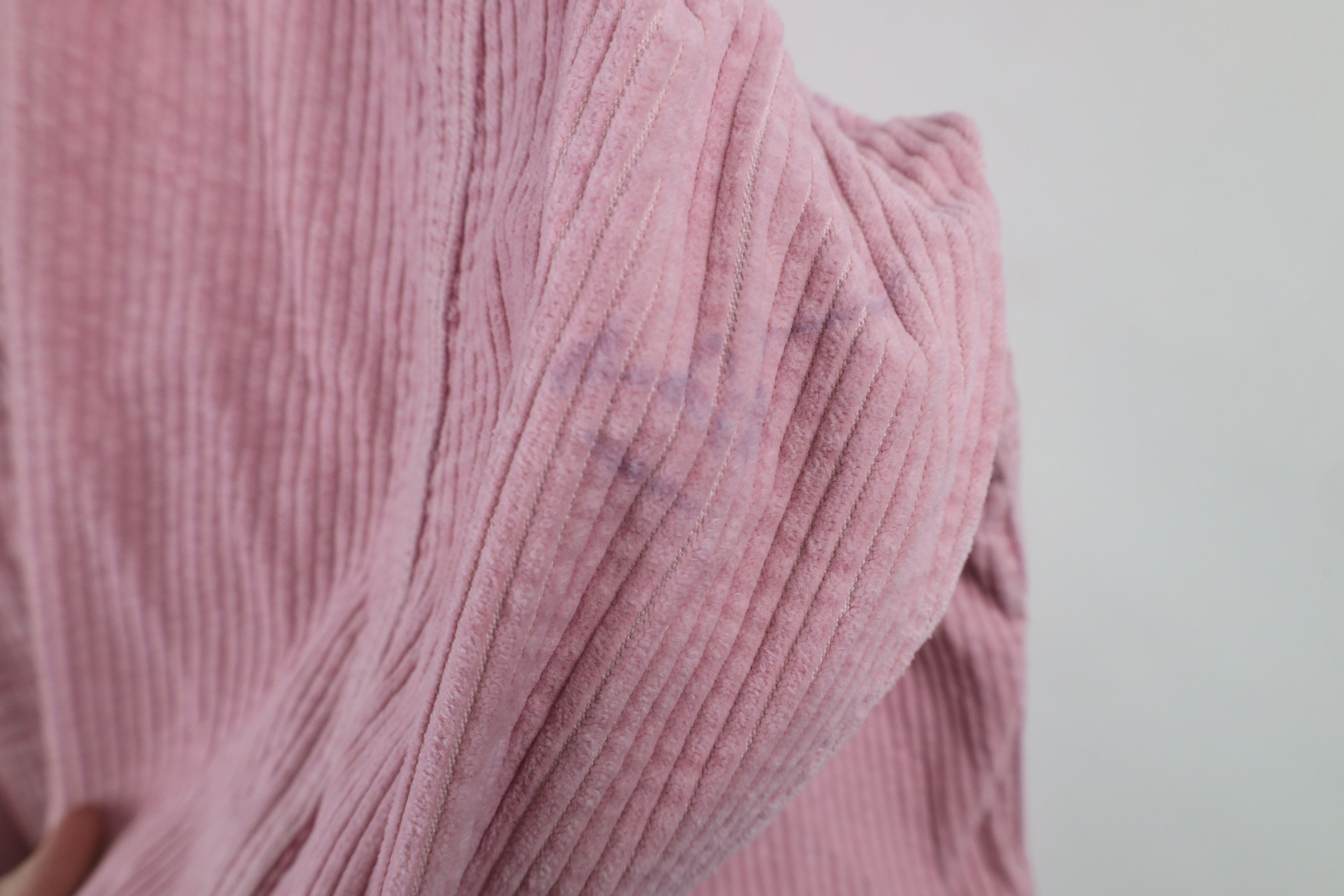 Vintage Vintage 90s Streetwear Corduroy Full Zip Shirt Jacket Pink Size 3XL / US 20-22 - 7 Thumbnail