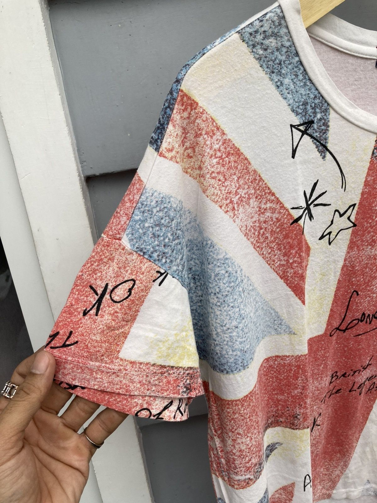 Japanese Brand × Vintage Japanese Brand All Over Print Uk Flag Size US L / EU 52-54 / 3 - 4 Thumbnail