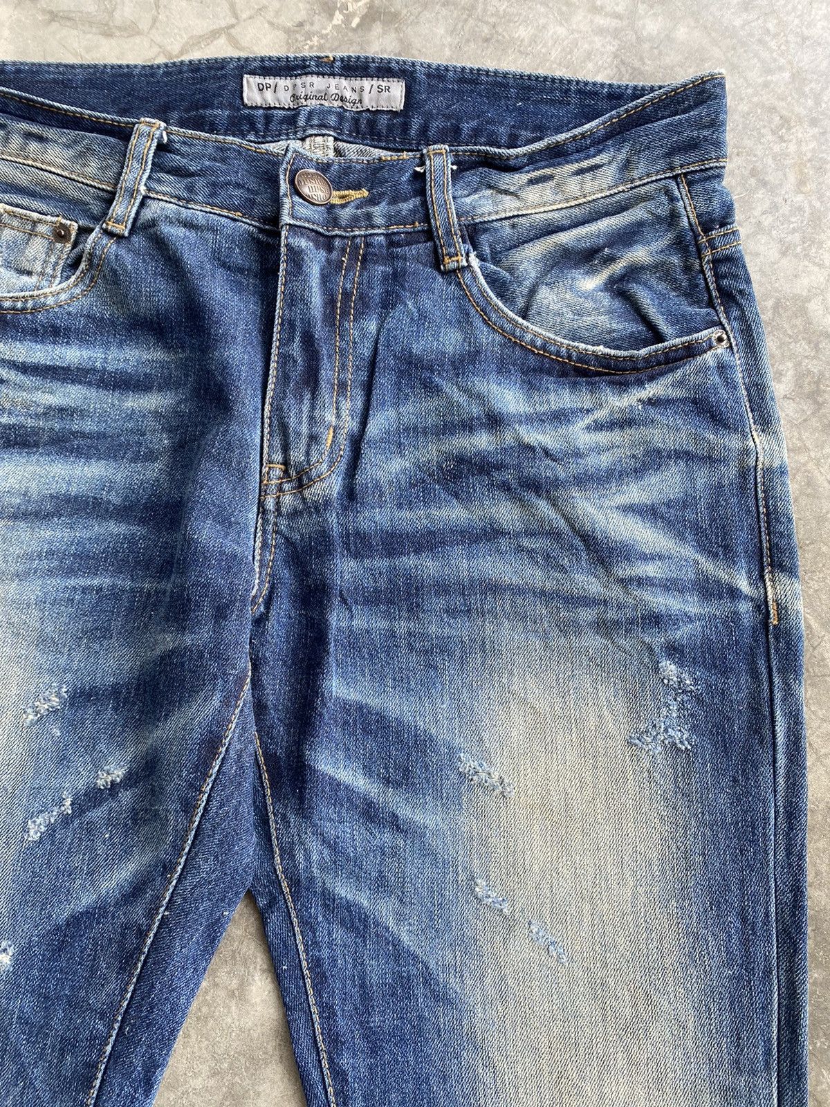 Hysteric Glamour × Japanese Brand × Tornado Mart Flare Jeans DPSR Mud Rusty Distressed Denim Size US 32 / EU 48 - 15 Thumbnail