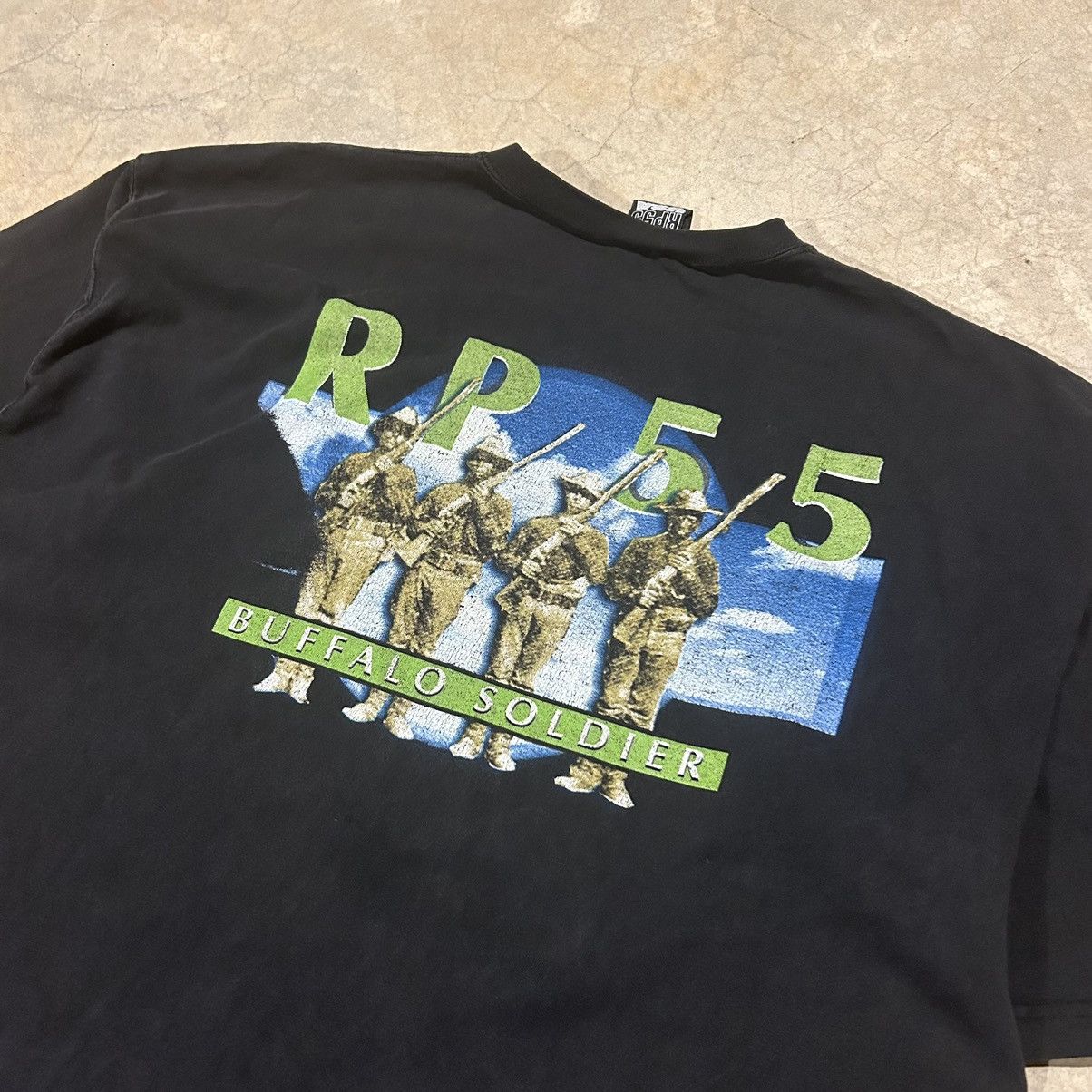 Southpole × Vintage Crazy Vintage 90s RP55 Buffalo Solider Tee Hiphop Skater Size US XXL / EU 58 / 5 - 3 Thumbnail