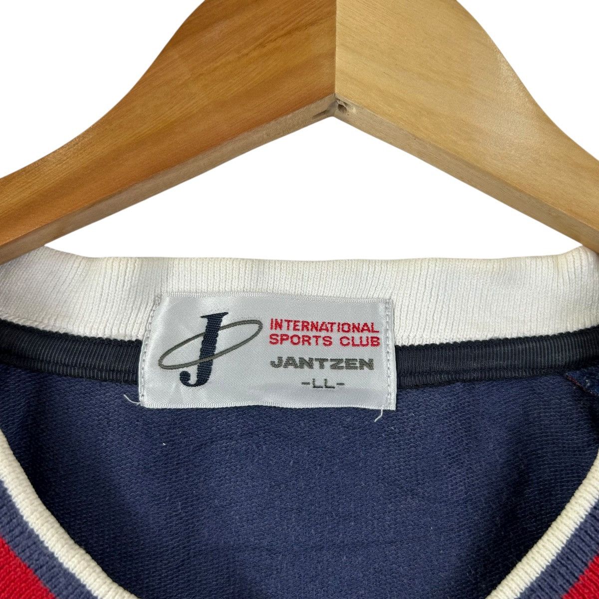 Jantzen Vintage JANTZEN OREGON PORTLAND Stripes Hip Hop T-Shirt Size US XL / EU 56 / 4 - 3 Thumbnail