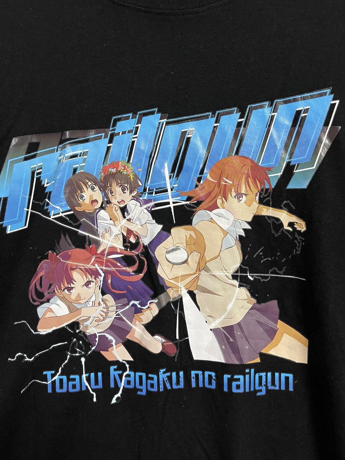 Anime × Japanese Brand × Vintage Vintage Anime T shirt Railgun M Manga Novel Akira Rare Size US M / EU 48-50 / 2 - 2 Thumbnail
