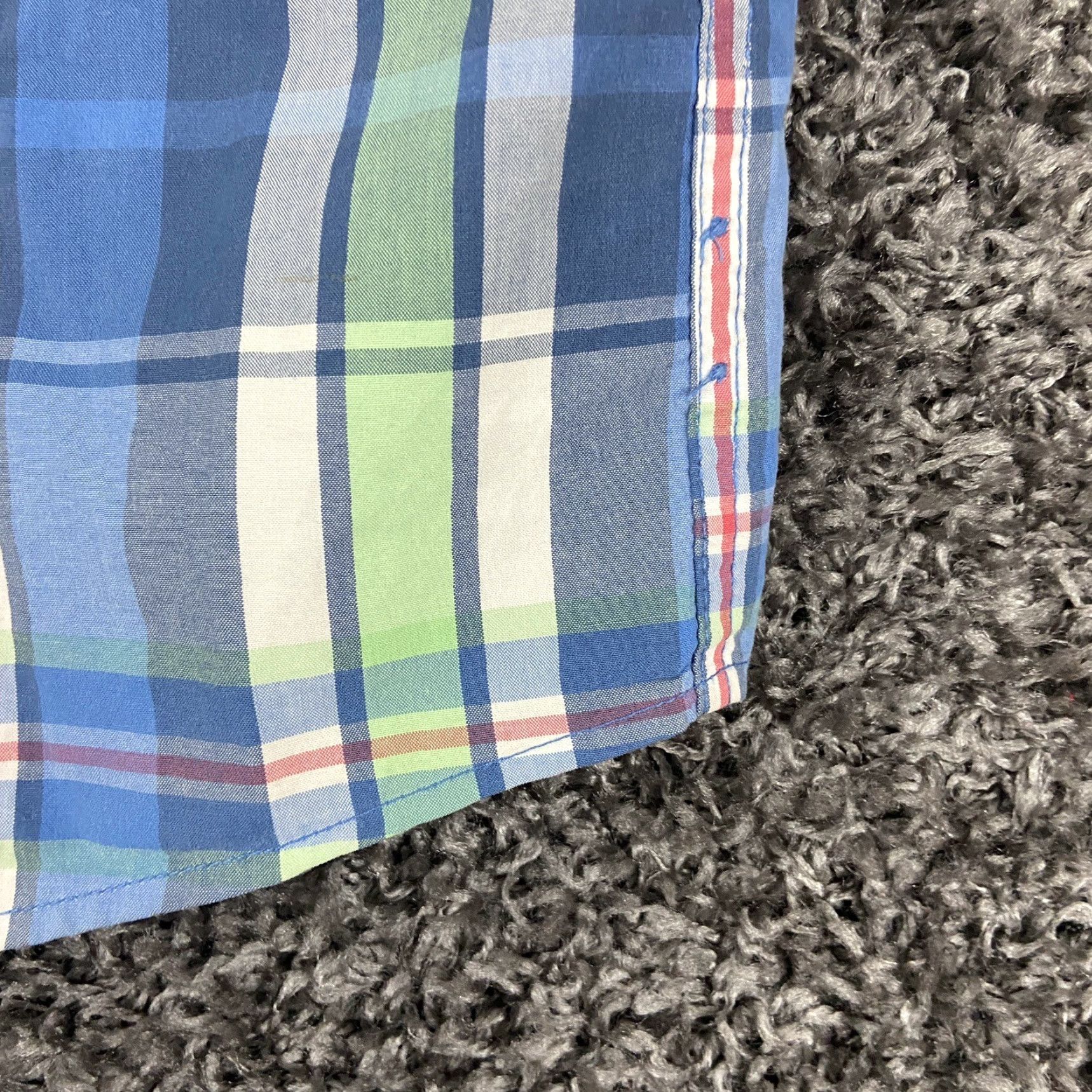 Abercrombie & Fitch ABERCROMBIE & FITCH Plaid Button-Up Shirt Adult Large Multicolor Short Sleeve Mens Size US 33 - 2 Thumbnail