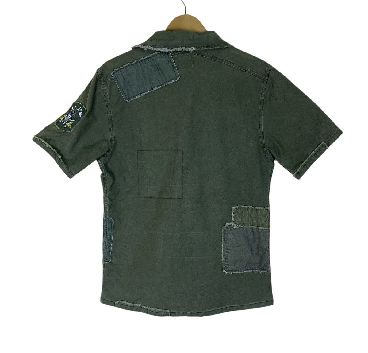 Hysteric Glamour × Japanese Brand Japanese Brand Houston Button Up Patchwork Hysteric SS Shirt Size US L / EU 52-54 / 3 - 7 Thumbnail