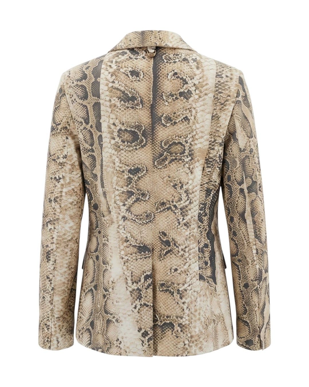 Roberto Cavalli SNAKESKIN PRINTED JACKET Size M / US 6-8 / IT 42-44 - 2 Thumbnail