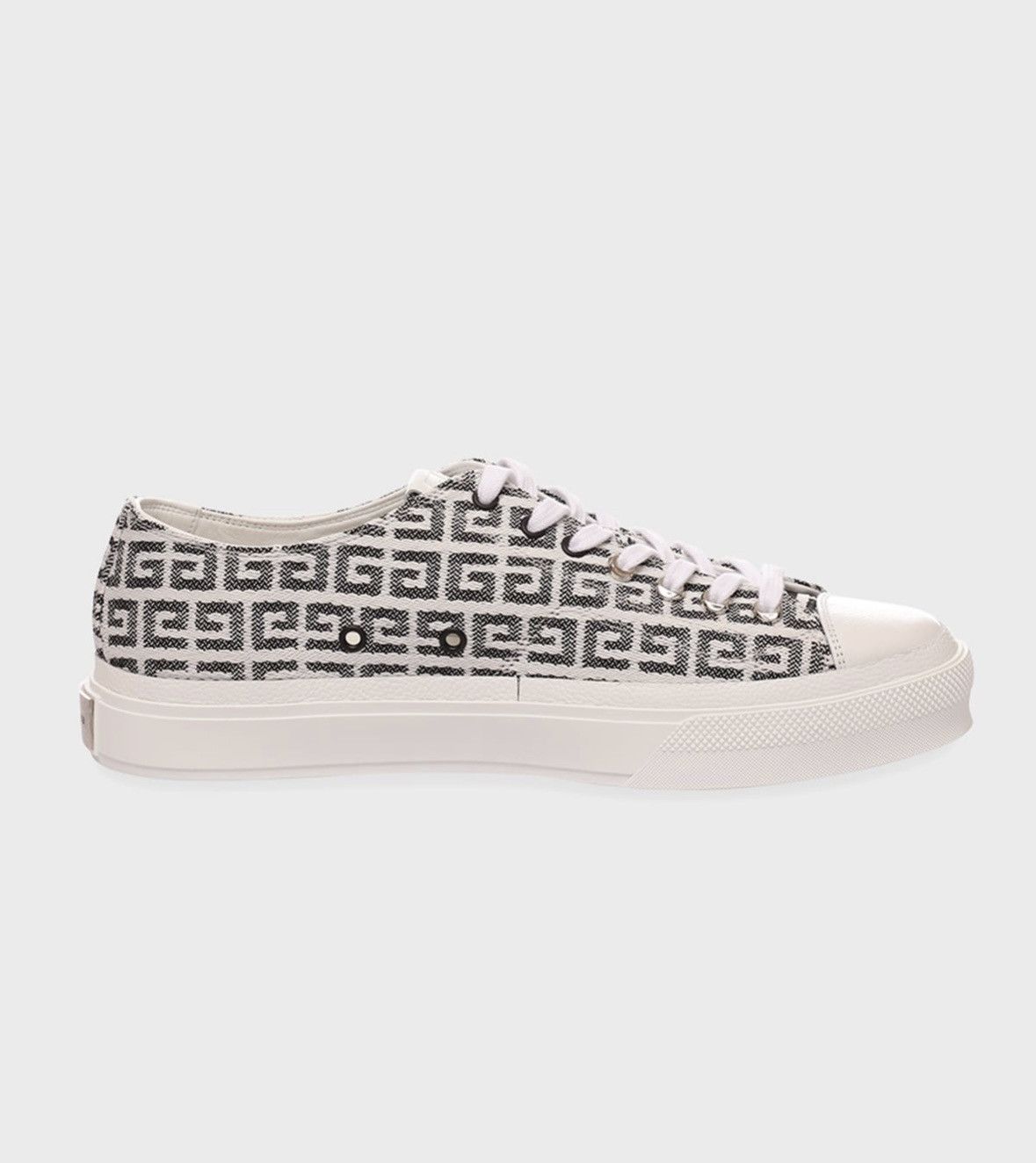 Givenchy Givenchy Men's City Allover Logo Canvas Low-Top Sneakers Size US 11 / EU 44 - 5 Thumbnail