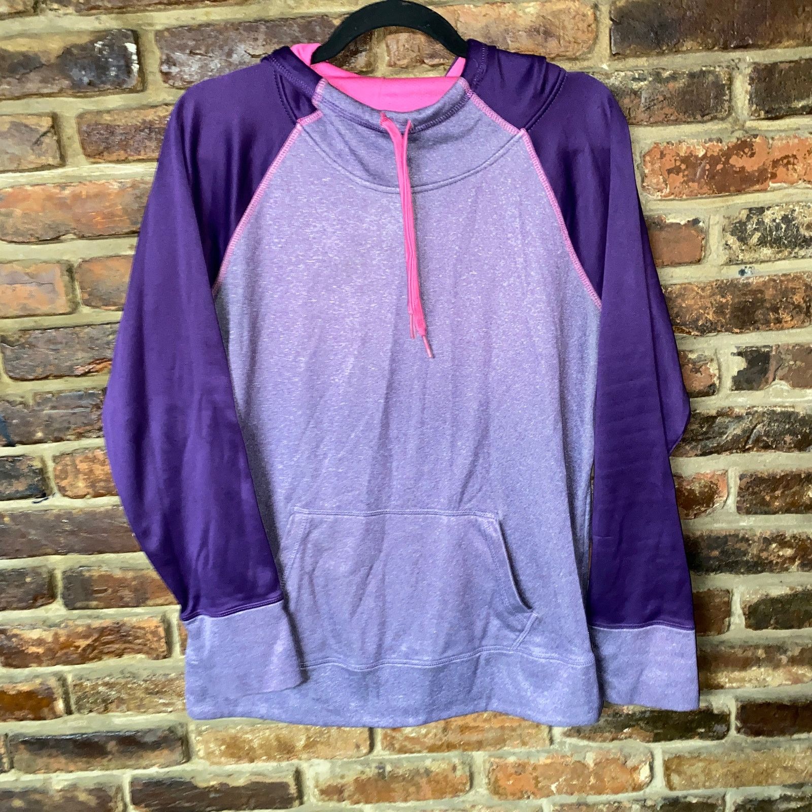 Other Danskin Now Purple Pink Pullover Hoodie Sweatshirt Large Size L / US 10 / IT 46 - 1 Thumbnail