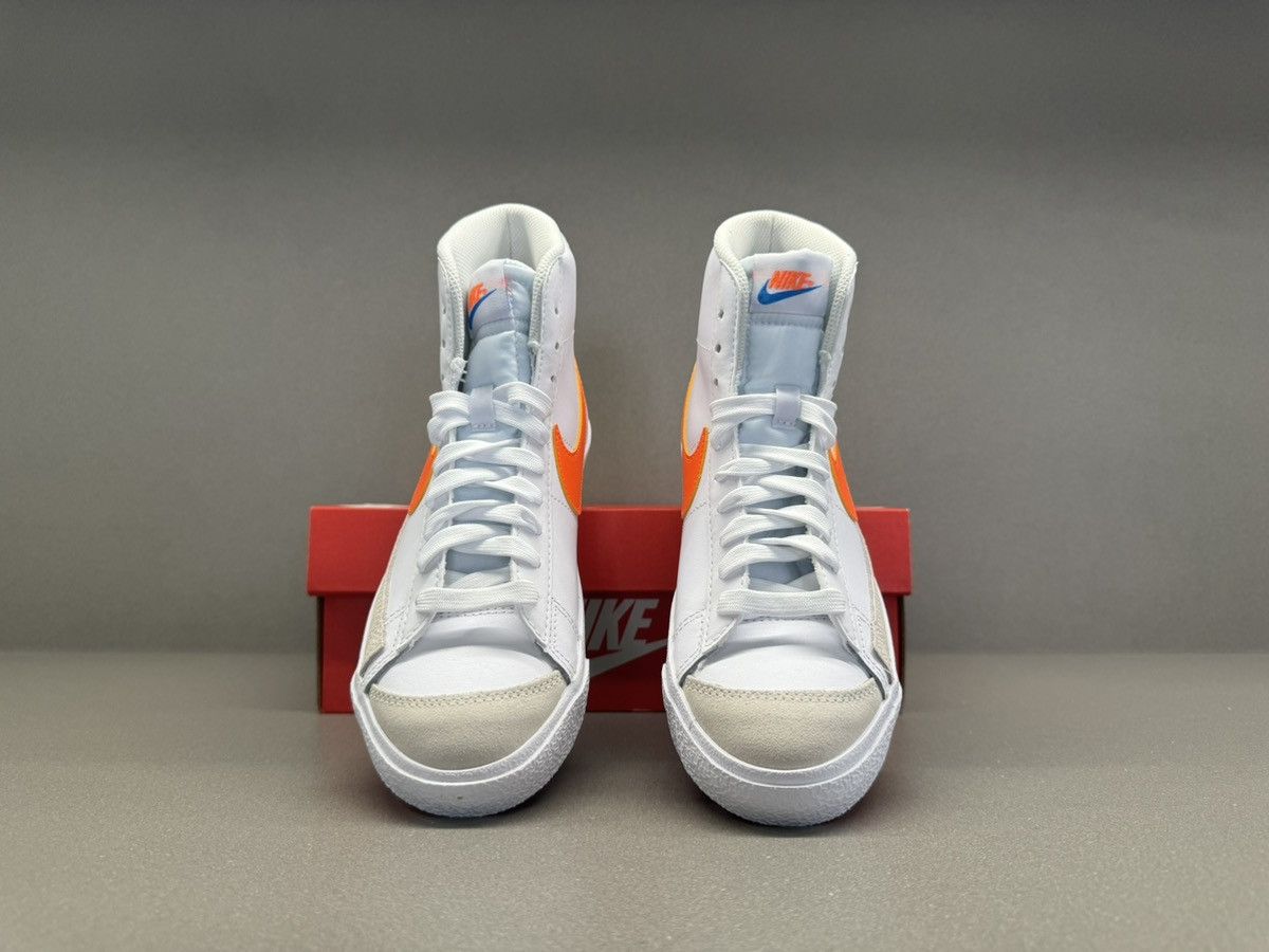 Nike Nike Blazer Mid 77 White Total Orange GS Size US 6.5 / IT 36.5 - 4 Thumbnail
