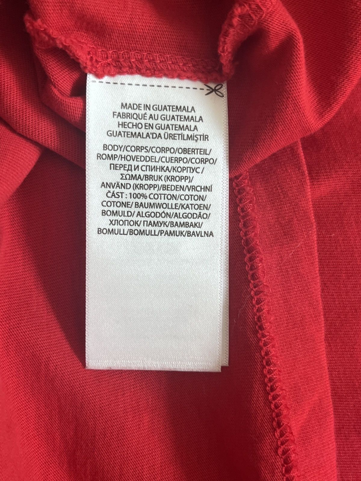 Polo Ralph Lauren × Vintage Ralph Lauren Milan Italy Graphic T-Shirt Red (Size L) Size US L / EU 52-54 / 3 - 4 Thumbnail
